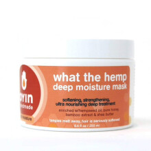 Oyin Handmade What The Hemp Deep Moisture Mask with Hempseed Oil Pure Honey Bamboo Extract & Shea Butter |8oz