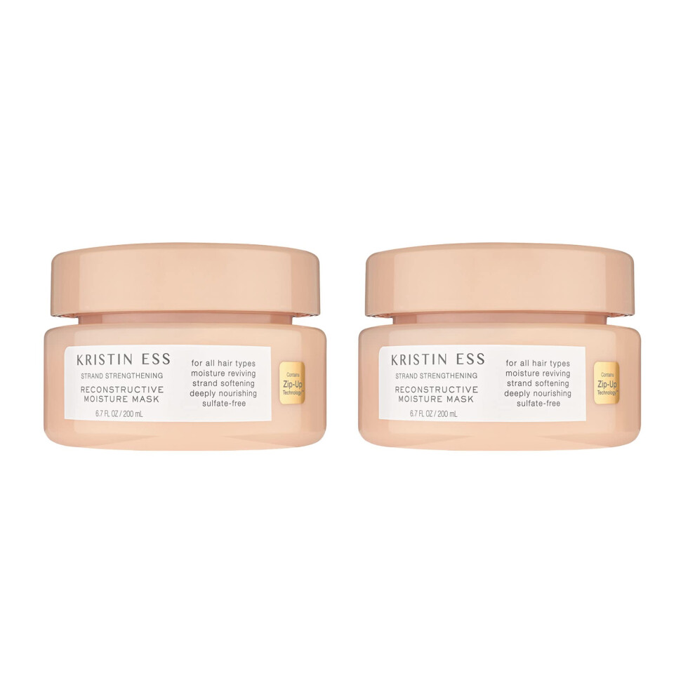 Kristin Ess Hair Strand Strengthening Reconstructive Moisture Mask, Deep Conditioning Hair Treatment For Dry Damaged Hair, Sulfate And Paraben Free, C