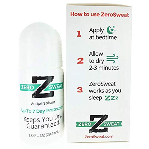 ZeroSweat Antiperspirant Deodorant | Clinical Strength Hyperhidrosis Treatment - Reduces Armpit Sweat (2 Pack) 1