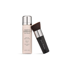 MagicMinerals Maquillaje AirBrush de Jerome Alexander - Set de 2 con Base y Brocha Kabuki