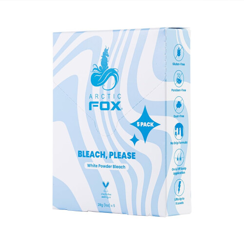ARCTIC FOX Bleach Please, Witte Poederbleek 5 Pack van Sachets (5 x 1oz)