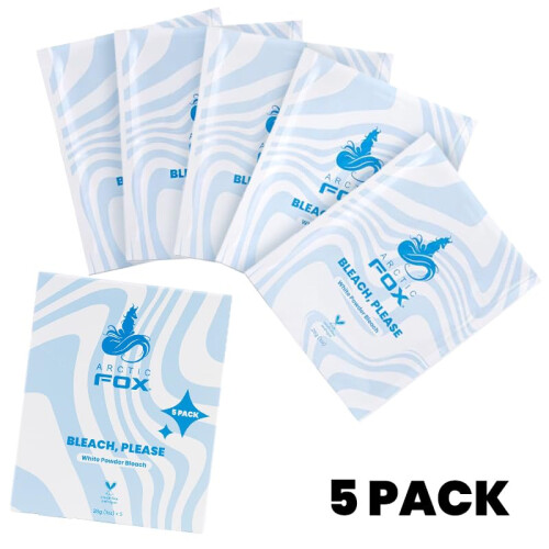 ARCTIC FOX Bleach Please, Witte Poederbleek 5 Pack van Sachets (5 x 1oz) 1