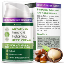 Creme reafirmante para pescoo Tree to Tub - Creme reafirmante avanado para pescoo com cido hialurnico Retinol Creme reafirmante para pescoo