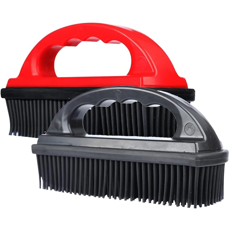 Godiyyer Rubber Pet Hair Removal Brush Lint & Hair Removal Cat Dog Hair Remover Brush Pet Hair Removal Tool Silicone Lint and Debris Remover for