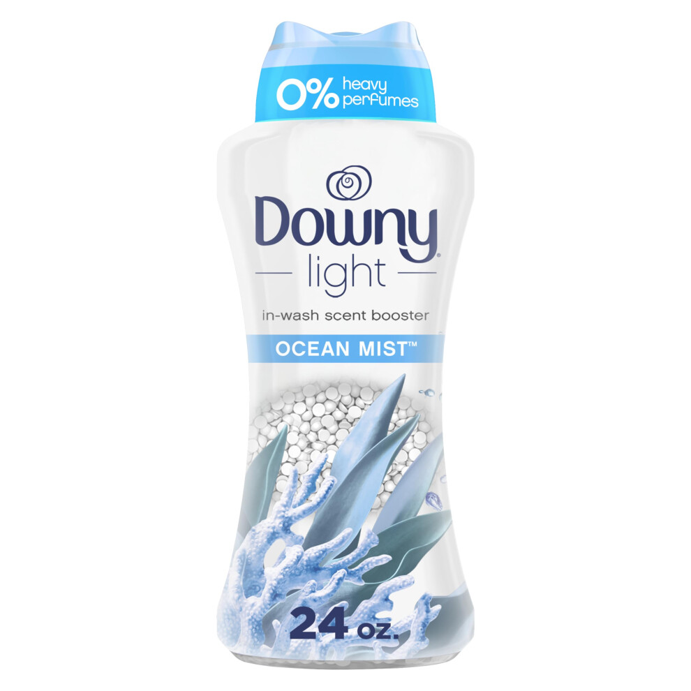 Downy In Wash Scent Booster Beads Ocean Mist Scent 24 Oz No Heavy Perfumes Scent Booster Beads Unstoppable Laundry Beads Odor E Light