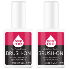 Excuse Me Brush On Gel Super siln lepidlo na nehty pro opravy a poslen prrodnch nehtu Hedvbn zbal kamnky ze sklenench vlken. Snadn aplika