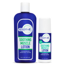 Epsom-It Verlichtende Spier Set - Roll-On Epsom Zout en Magnesium Lotion, voor Spierpijn en Stijfheid (2-Pack)