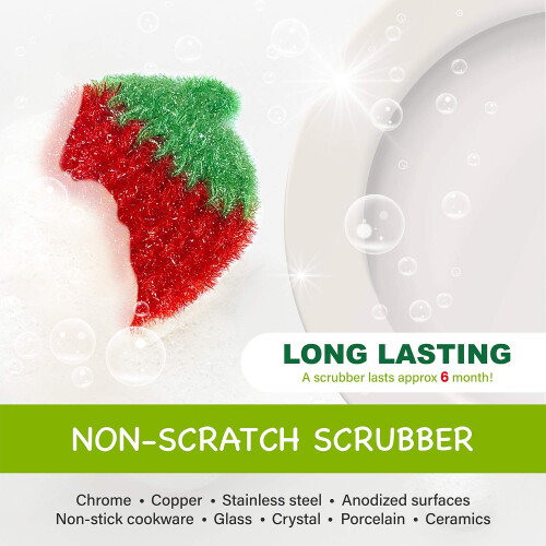 Say & Sincere Multi-Use Non-Scratch Scrubber Dish Sponge (5 Pack) 2