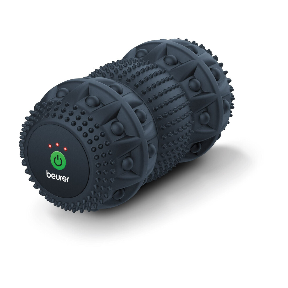 Beurer 3-Speed Vibrating Massage Roller - High-Intensity Deep Tissue Massager For Targeted Muscle Relief Mobility & Training - Trigger Point Mas