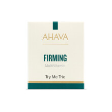 AHAVA Firming Sachet Kit- Multivitamin Massage Mask Day Cream SPF 30 & C+ Serum- Enhances Firmness Luminosity & Radiance Enriched with Vitamin
