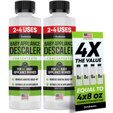 [2er-Pack] Entkalker fr Baby-Sterilisatoren  Entkalker fr Babygerte  hergestellt in den USA  effektiv und dennoch sanft  geruchlos  entfernt