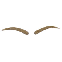Blonde Wenkbrauwstrips voor Vrouwen Valse Wenkbrauwen Menselijk Haar Onzichtbare Kant (120#-Blond)