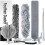 Espanador de penas de microfibra com haste de extenso de 100 polegadas - 8 PCS Espanadores extensveis dobrveis ????reutilizveis ????e lavvei 1