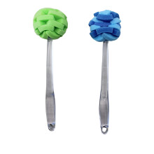 Soft-Touch-Kchenglaswaren-Mehrzweckschwamm-Puff-Splbrste 11,5 Zoll mit klarem und bequemem ergonomischem Griff (2)