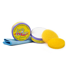 Earth Brite All Natural Mehrzweckreiniger fr Badezimmerboden, Kche und mehr | 300 g Lavendel-Naturton-Dose + Schwamm (2er-Pack), inklusive Bonus-Di
