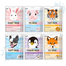Mascaras de hoja de personaje de Epielle | Animal Spa Mask Beauty Mask -para todos los tipos de piel (paquete de 12) | Regalo de fiesta de cumpleaos