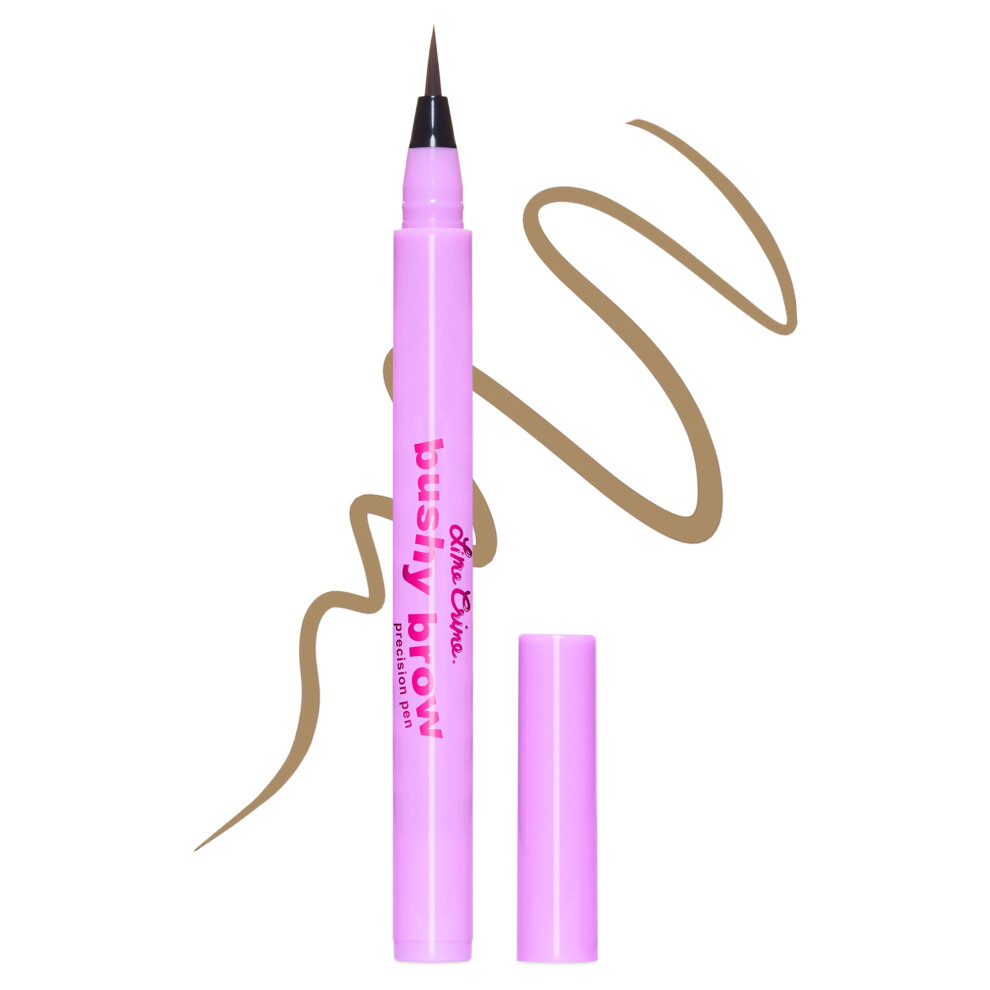 Lime Crime Bushy Brow Pen  Dirty Blonde (Taupe Blonde) - Thin Precision Eyebrow Pencils Define  Shape  Build  Fill In & Flick Up - Eyebrow Filler