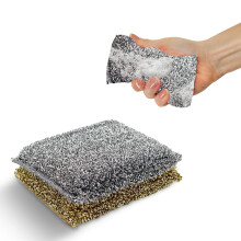 Perfect Scour 2 Pack Esponjas para cozinha - Esponja multiuso sem riscos com poder de limpeza resistente - Purificador de limpeza suave e rpido