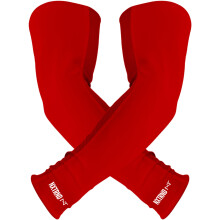 Nxtrnd Air-TEK Armstulpen, atmungsaktive Fu ball-Kompressionsstulpen f r Herren, als Paar erh ltlich (Jugendrot)