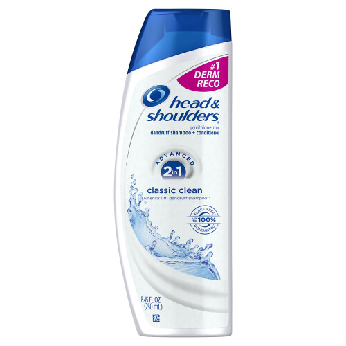 Head & Shoulders Cabea e Ombros Classic Clean Shampoo Anticaspa 2 em 1 + Condicionador 8,45 Fl Oz