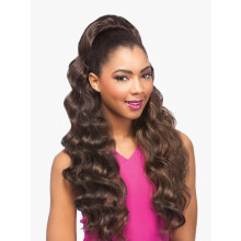 Sensationnel Lovelight  Instant Pony synthetischer Kordelzug-Pferdeschwanz (2 Dunkelbraun)