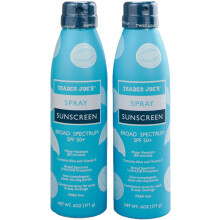 Trader Joe's Nourish Spray Sunscreen SPF 50+ breed spectrum (2-pack)