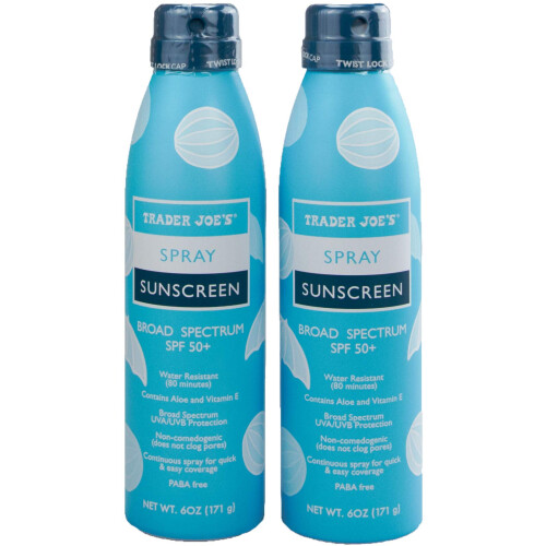 Trader Joe's Nourish Spray Suncreen SPF 50+ Broad Spectrum (2-pack)