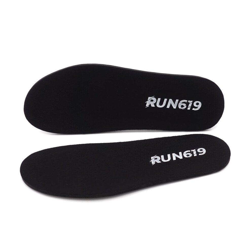 Wide Run 619 Soleggi Per Scarpe - Profilo A Goccia Zero Tradizionale Forma Forma Di Larghezza Ampia - Inserti A Scarpe Piatte Sottili - Maschile 7-8-image