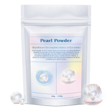 Peralpow Pearl Powder kologisk 100 % naturlig gr-det-selv-hudpleje - Lysner Bldgr huden Anti-aldring opstrammer huden Minimerer porerne Hydra