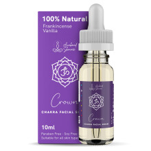 Kronenchakra-Gesichtsserum therische le mischen natrliches und organisches Feuchtigkeitsserum fr das Gesicht mit Sonnenblumen-Argan-Aprikosen-Wei