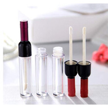 Healthcom 10 Stck 5 ml leere Weinflaschen geformte Kunststoff-Lipgloss-Rhren, Mini-Nachfllbare, transparente Lippenglasur-Rhren, Lipgloss-Flasche