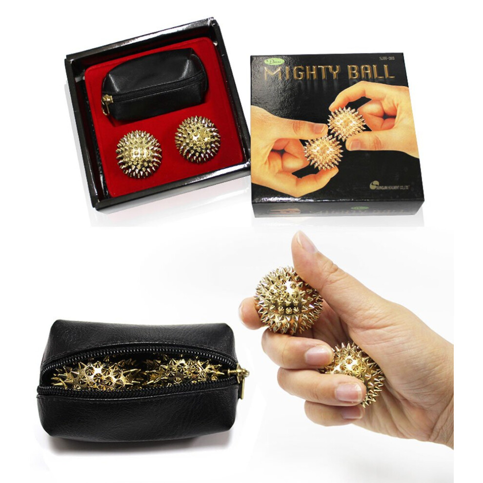 Mighty Ball Hand Massage Ball Body Acupressure Spiky Magnetic Massage Balls