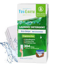 Fogli di detergente per lavanderia a secco Tru Earth (Made in Canada) Unsented - Fino a 768 carichi (384 fogli) - Senza Paraben - Originali eco -stri