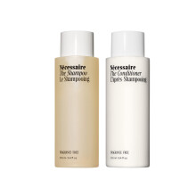Ncessaire The Hair Duo  Shampoo- und Conditioner-Set, 2 x Full-Size. Das Shampoo + die Splung. Hyaluronsure + Vitamin B-Komplex. Ohne Duftstoffe.