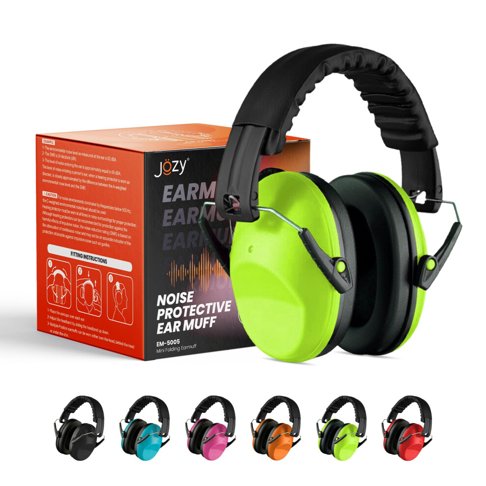 Jozy Noise Canceling Headphones For Kids Snr 26Db Ear Protection For Autism Sound Proof Sensory Muffs For Hearing Concerts 628942630460