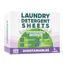 Feuilles de dtergent lessive (200 charges) - co-dessiner des bandes de dtergent de savon linge I Eco Friendly Zero Waster Plastic Free Pla