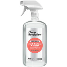 Clean Revolution SuperCharged Multi-Surface-Reiniger, ungiftig, umweltfreundlich und auf pflanzlicher Basis, gebrauchsfertig, Geranium-Minze, 18 Fl O