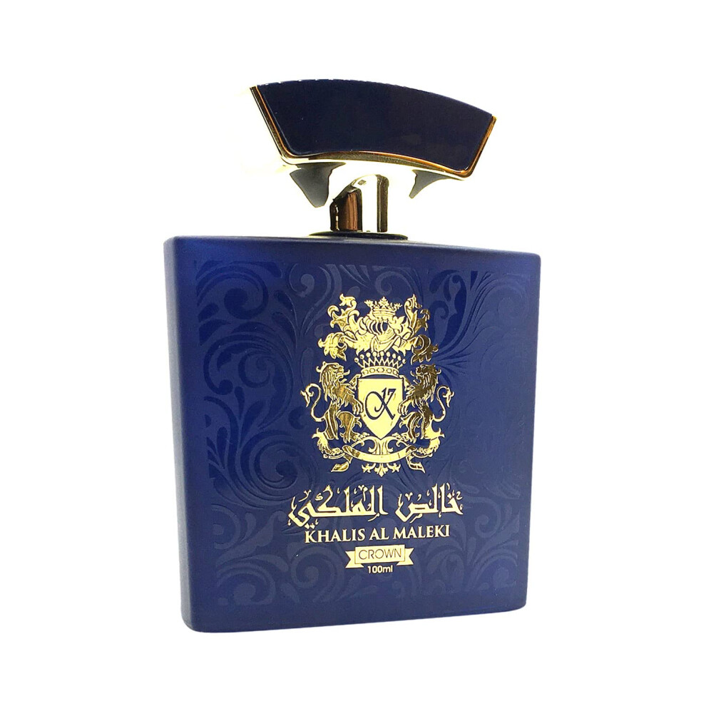 Maison D'orient Khalis Al Maleki Crown For Women A Floral Fruity Perfume With Raspberry Lemon Neroli Rose Vanilla Musk And Amber-Wood 3.4 Oz