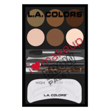 L.A. COLORS I Heart Makeup Brow Palette Svetl a stredn C30354