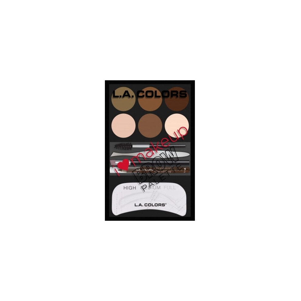 L.a. Colors L A Colors I Heart Makeup Brow Palette(D0102h2cd2w)