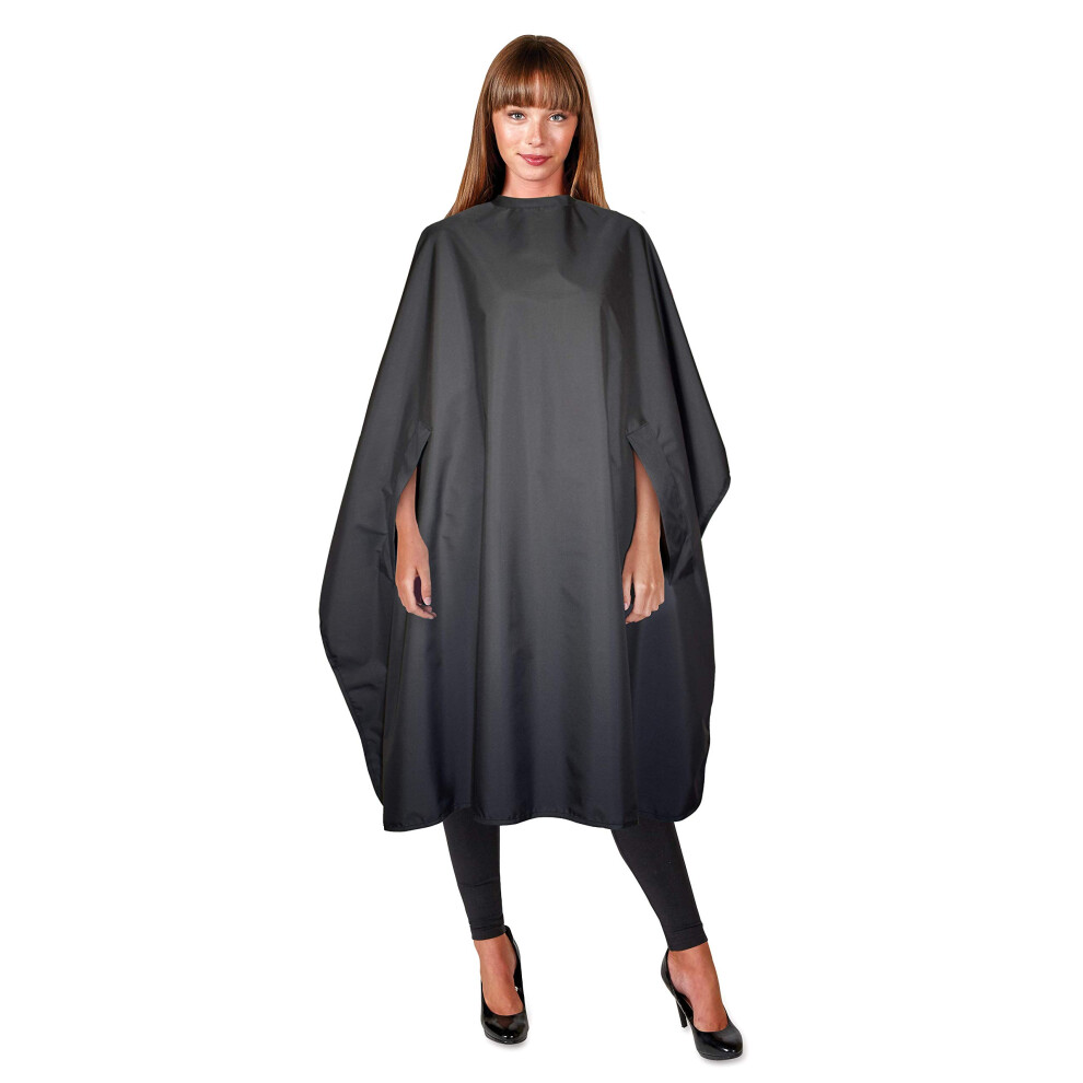 Betty Dain Hands-Free All-Purpose Bleach Proof Cape 45"""" W X 58"""" L Chemical Color Waterproof Polyester Anti-Static Nano Material Machine W