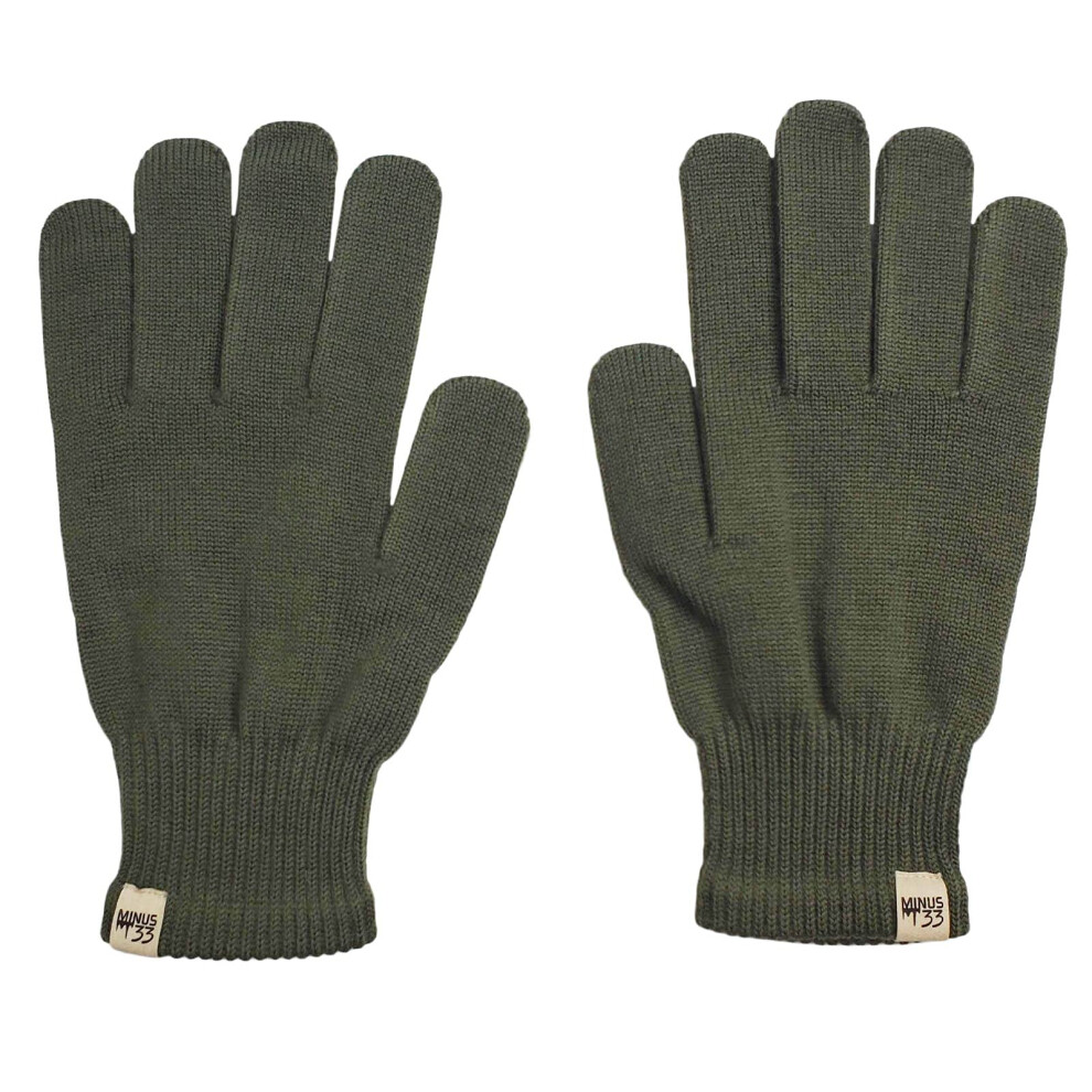 Merino Wool Glove Liner - Strato Di Base Calda - Guanto Da Sci - Abbigliamento A 3 Stagioni - Pi Colori E Dimensioni - Olive Drab - Piccolo