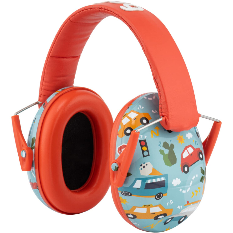 Snug Kids Ear Protection - Noise Cancelling Sound Proof Earmuffs/Headphones For Toddlers, Children & Adults (Cars)