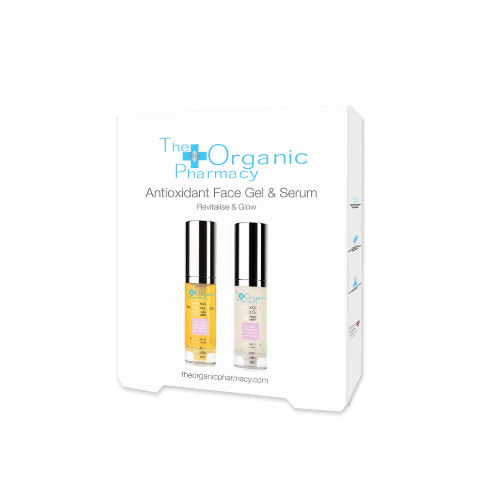 The Organic Pharmacy Antioxidant Duo - Travel-Size Antioxidant Face Gel 5Ml And Antioxidant Serum 5Ml