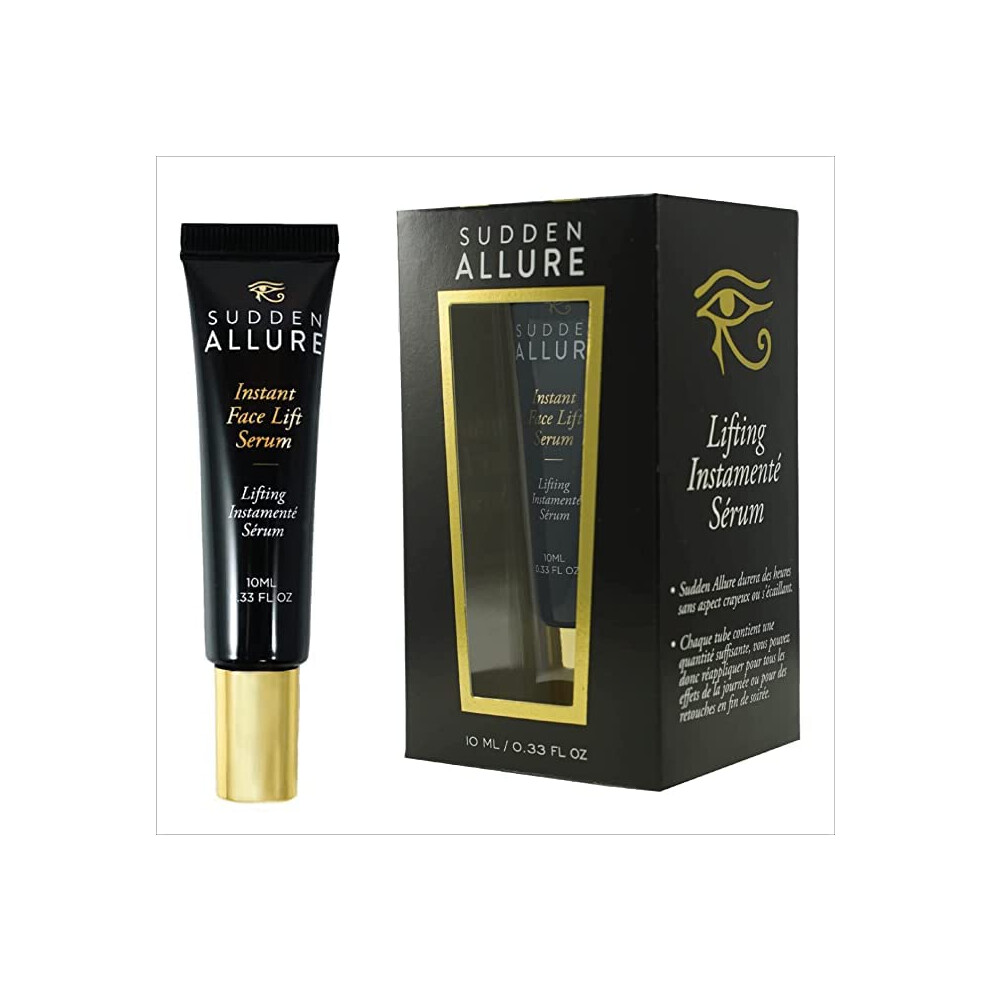 Soudainal. Sudden Allure Instant Face Lift Serum - Erase Under Eye Bags & Wrinkles In 60 Seconds - Firming Face & Eye Serum Lotion Cream - Instantly Tighten
