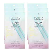 Pacifica Future Youth Time Shift Hydrogel-Gesichtsmaske  6er-Pack  Anti-Aging-Tuchmaske mit mehreren Peptiden zur Straffung und Aufpolsterung, ultr