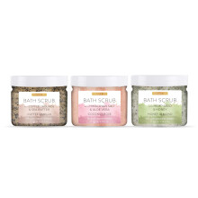 Telov peelingy Tranquil Spa | Kva a Shea Himilayan a Aloe | Konopn semnka a med | Sada 3 18oz | Spolecnost pro domcnost a telo