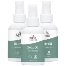 Earth Mama Belly Oil voor een droge huid | Kalendula Huidverzorging Moisturizerolie om natuurlijke elasticiteit aan te moedigen en striae te voor