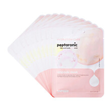 SNP PREP Peptaronic Ampoule Mascarilla Coreana | Hidratante y Reafirmante para Piel Seca con Ácido Hialurónico