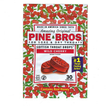 Pine Bros Throat Drops Ch Storlek 32ct Pine Bros Throat Drops Chrry 32ct